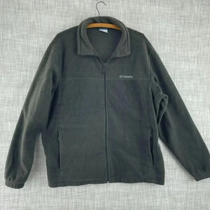 Columbia Full zip Sweatshirt Mens XXL brown 4072